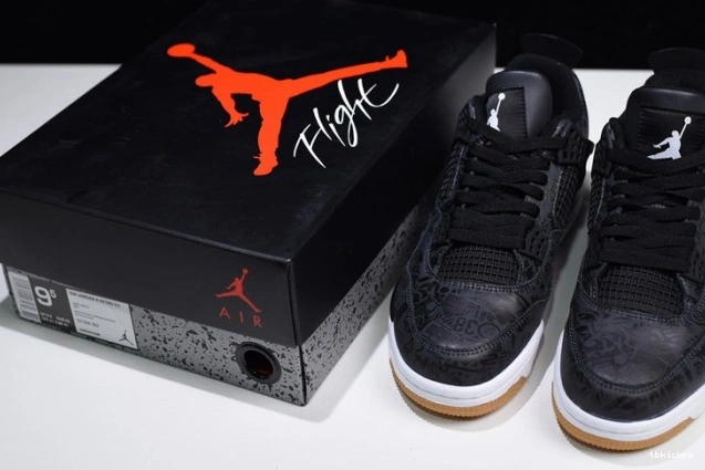 Reps TBK Laser Jordan Retro Air CI1184-001 Black 4 0630